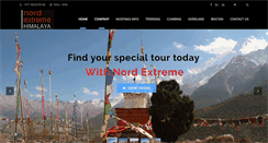 Desktop Screenshot of mustang-trekking.com